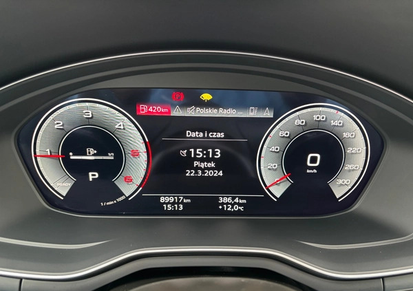 Audi A4 cena 119000 przebieg: 90182, rok produkcji 2021 z Białystok małe 79